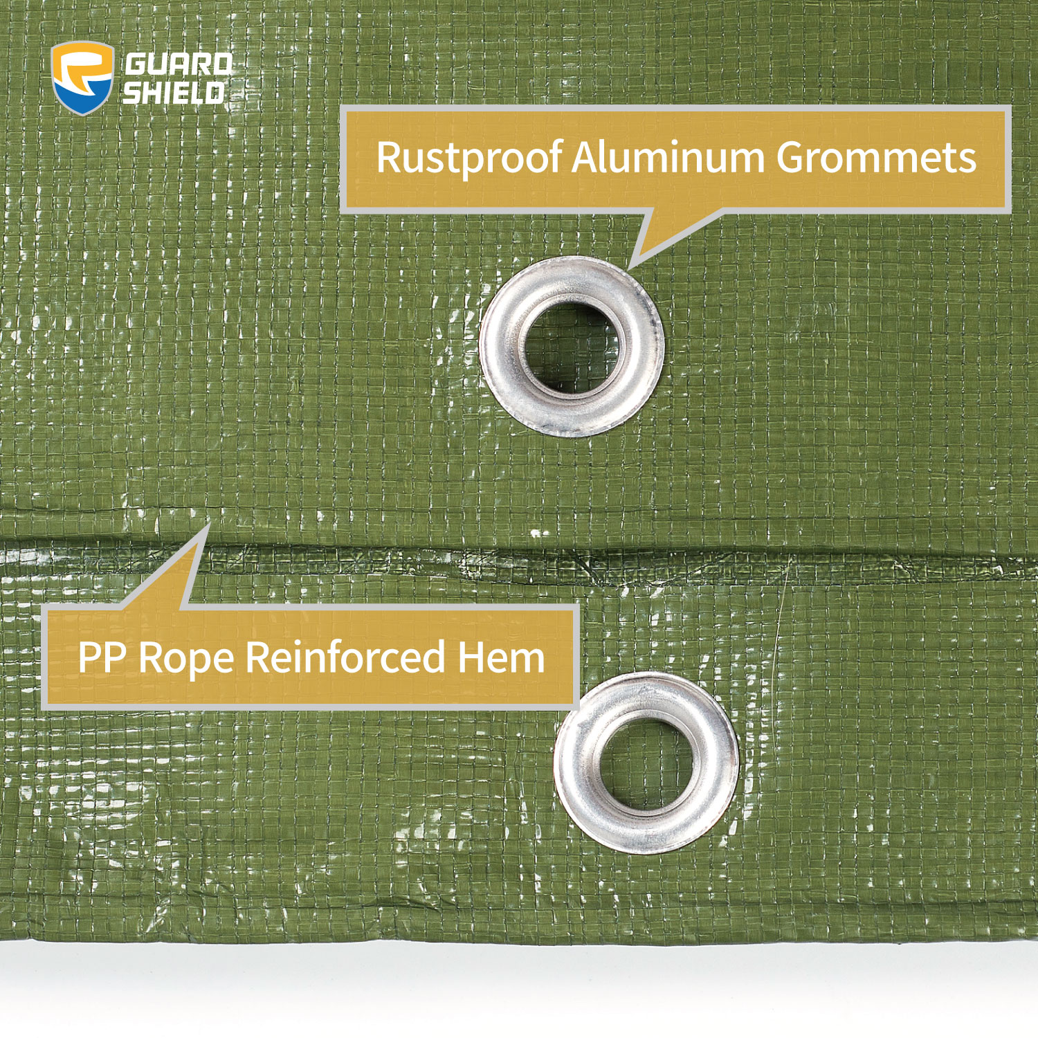 【美品】［GST-02] FIREPROOF GS TARP / OLIVE GUARD SHIELD Heavy Duty Tarp 16x20 Feet Green Waterproof